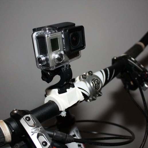 Download free STL file Gopro MTB Handlebar Mount • 3D print template